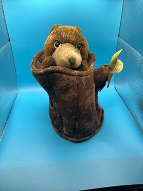 Folkmanis Puppets Bear In Tree Stump Puppet